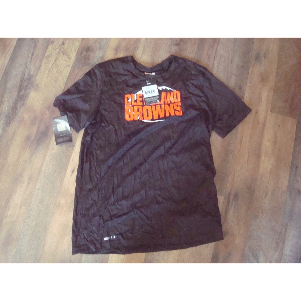 YOUTH XL CLEVELAND BROWNS NIKE T-SHIRT SHIRT DEADSTOCK VINTAGE ST1